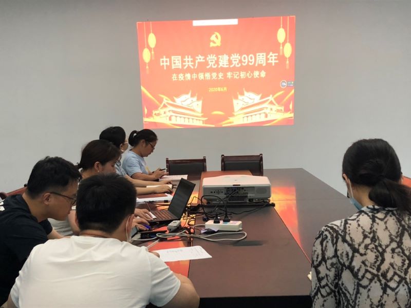 公司第一黨支部召開黨員大會(huì)暨黨史專題黨課