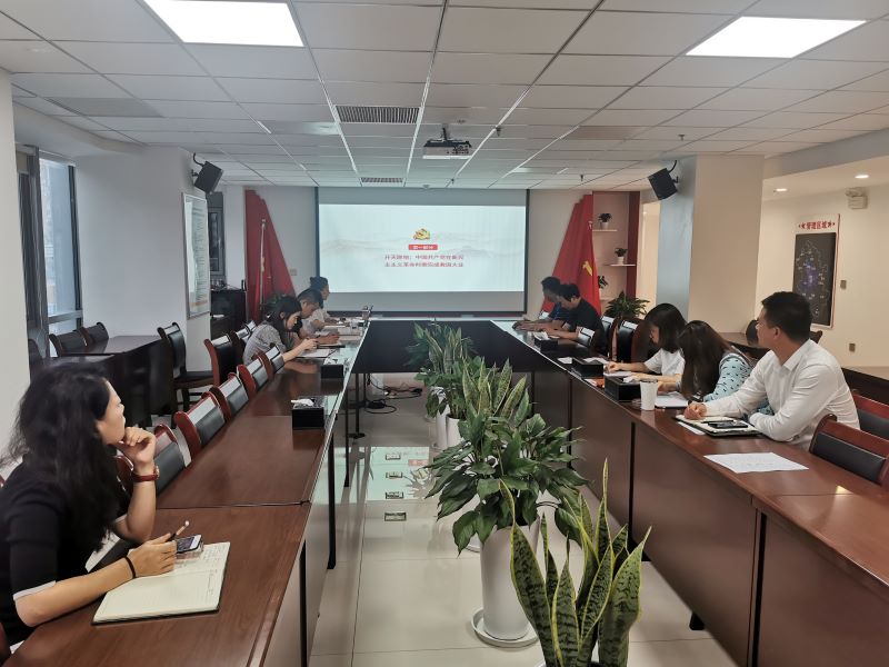 皖投服務(wù)公司黨支部召開(kāi)黨員大會(huì)暨黨史專題黨課學(xué)習(xí)