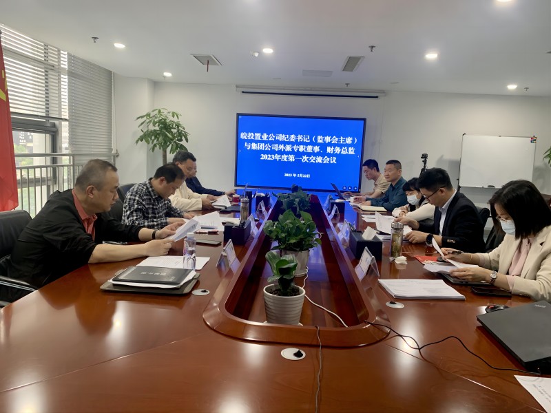 公司召開紀(jì)委書記與集團(tuán)公司外派專職董事、財務(wù)總監(jiān)2023年度第一次交流會議